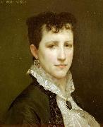 William-Adolphe Bouguereau Portrait of Miss Elizabeth Gardner oil painting on canvas